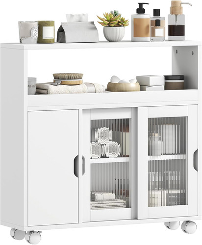 Mobile bagno stretto con ruote - bagno,