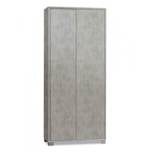 Armadio grigio 190 alto 2 - grigio,