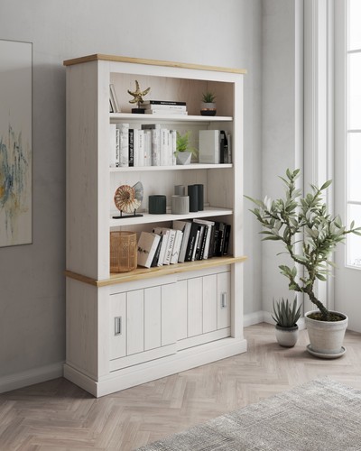 Libreria credenza bianca - libreria,